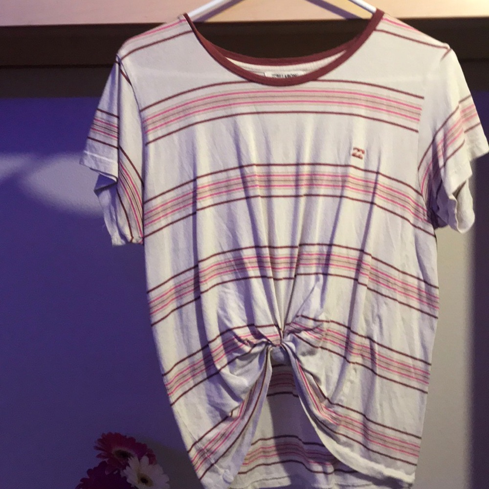 billabong striped t shirt
